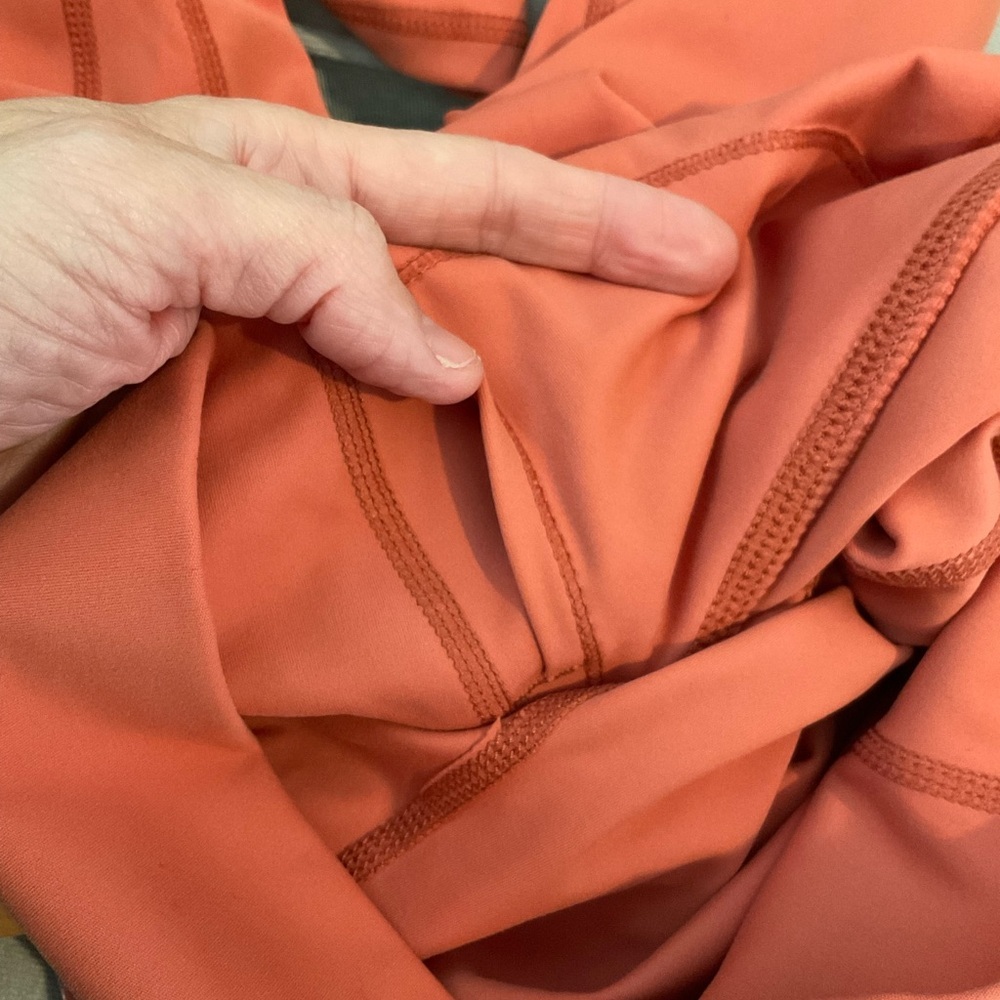 Lululemon Spiced Orange 7/8 High Rise Legging - Picture 4 of 5